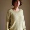 Pullover Langarm, 100 % Bio-Baumwolle, 48 Olive Melange, S, GOTS 2 Pullover Langarm, 100 % Bio-Baumwolle, 48 Olive Melange, S, GOTS -Grüne Erde 858330 pullover olive melange emo