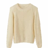 Pullover Langarm, 100 % Bio-Baumwolle, 12 Offwhite, S, GOTS 1 Pullover Langarm, 100 % Bio-Baumwolle, 12 Offwhite, S, GOTS -Grüne Erde 858379 pullover offwhite frei 01