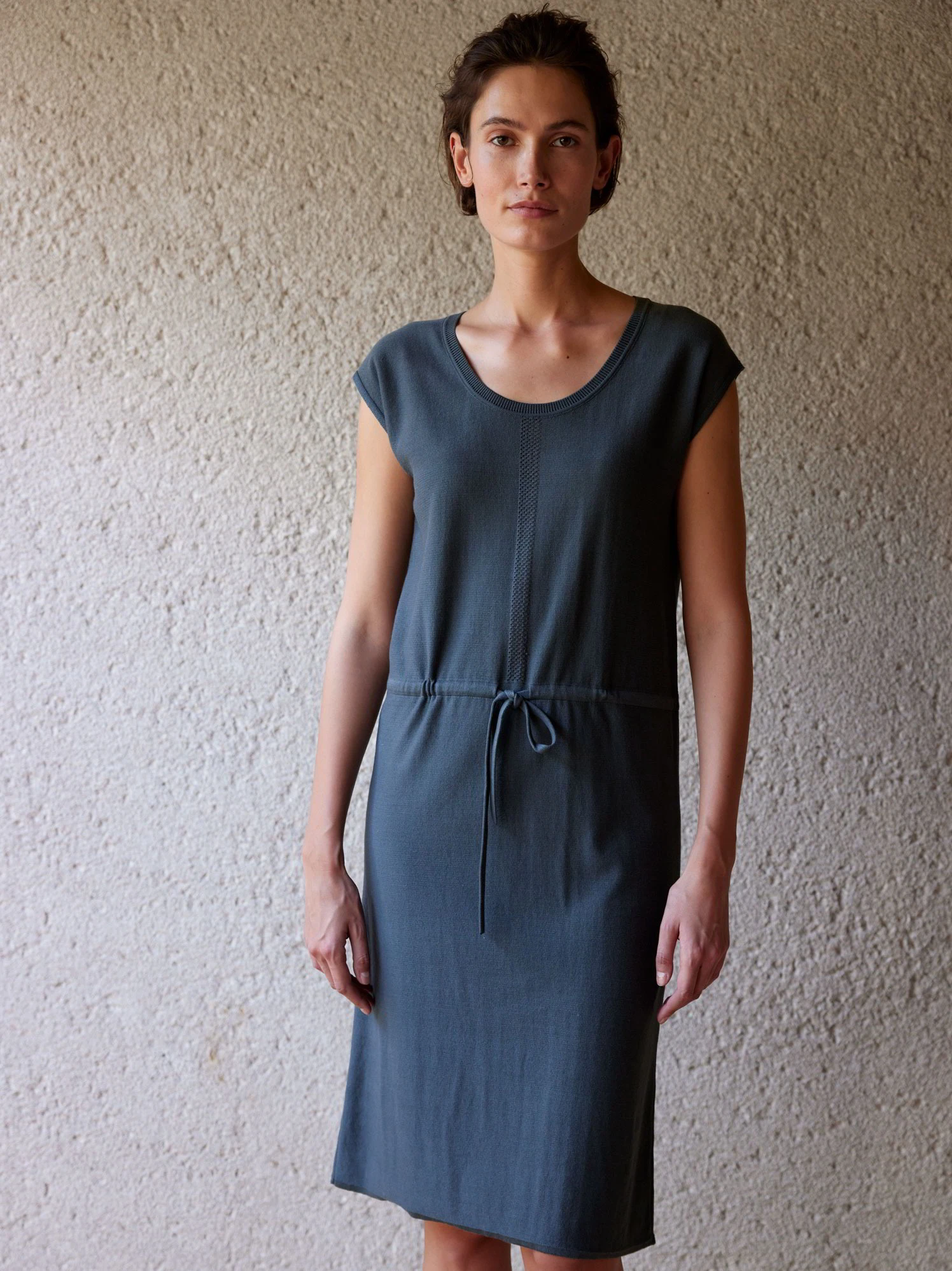 Strickkleid, 100 % Bio-Baumwolle, 33 Petrol, S, GOTS 3 Strickkleid, 100 % Bio-Baumwolle, 33 Petrol, S, GOTS