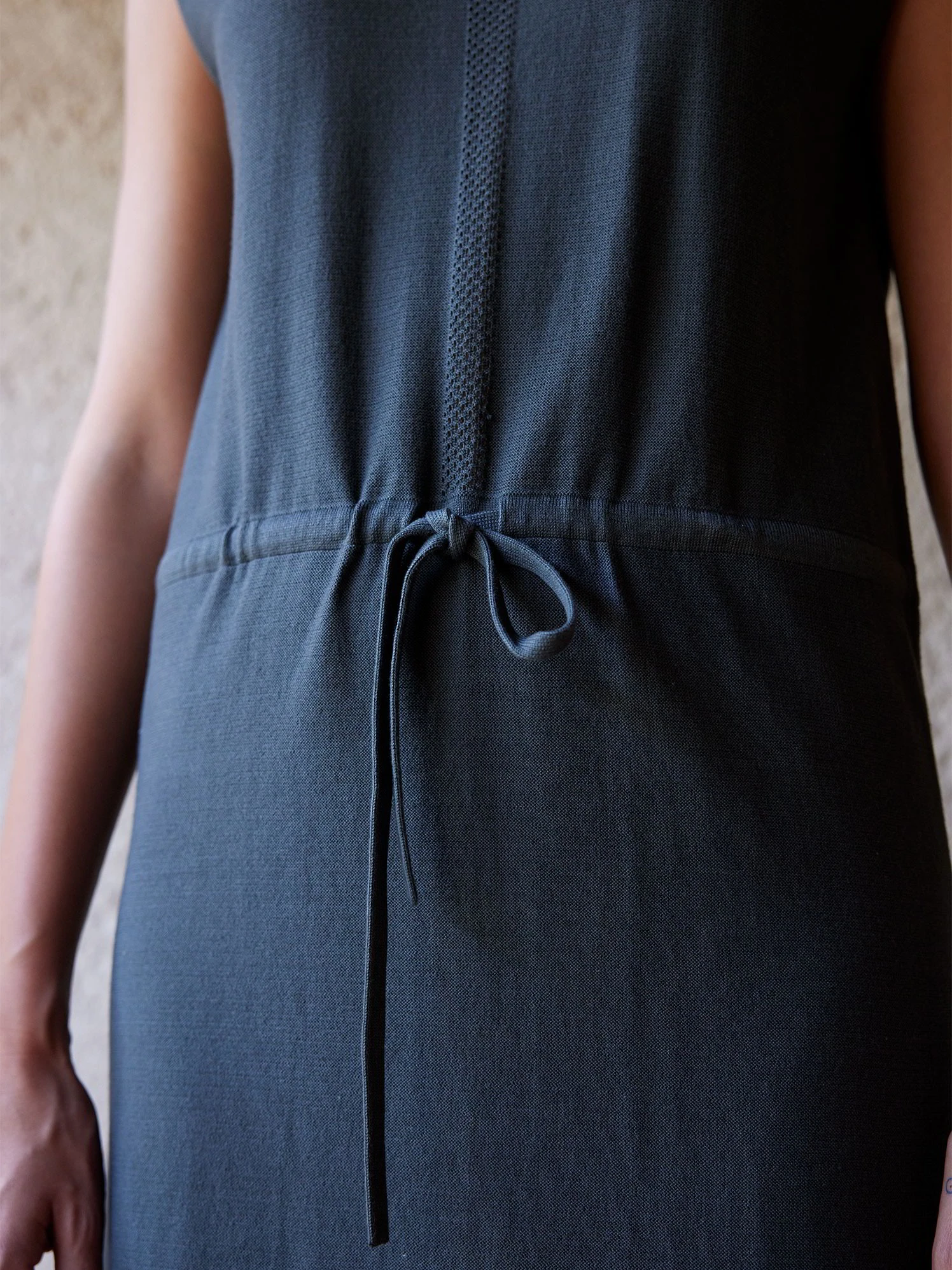 Strickkleid, 100 % Bio-Baumwolle, 33 Petrol, S, GOTS 4 Strickkleid, 100 % Bio-Baumwolle, 33 Petrol, S, GOTS – Bild 2