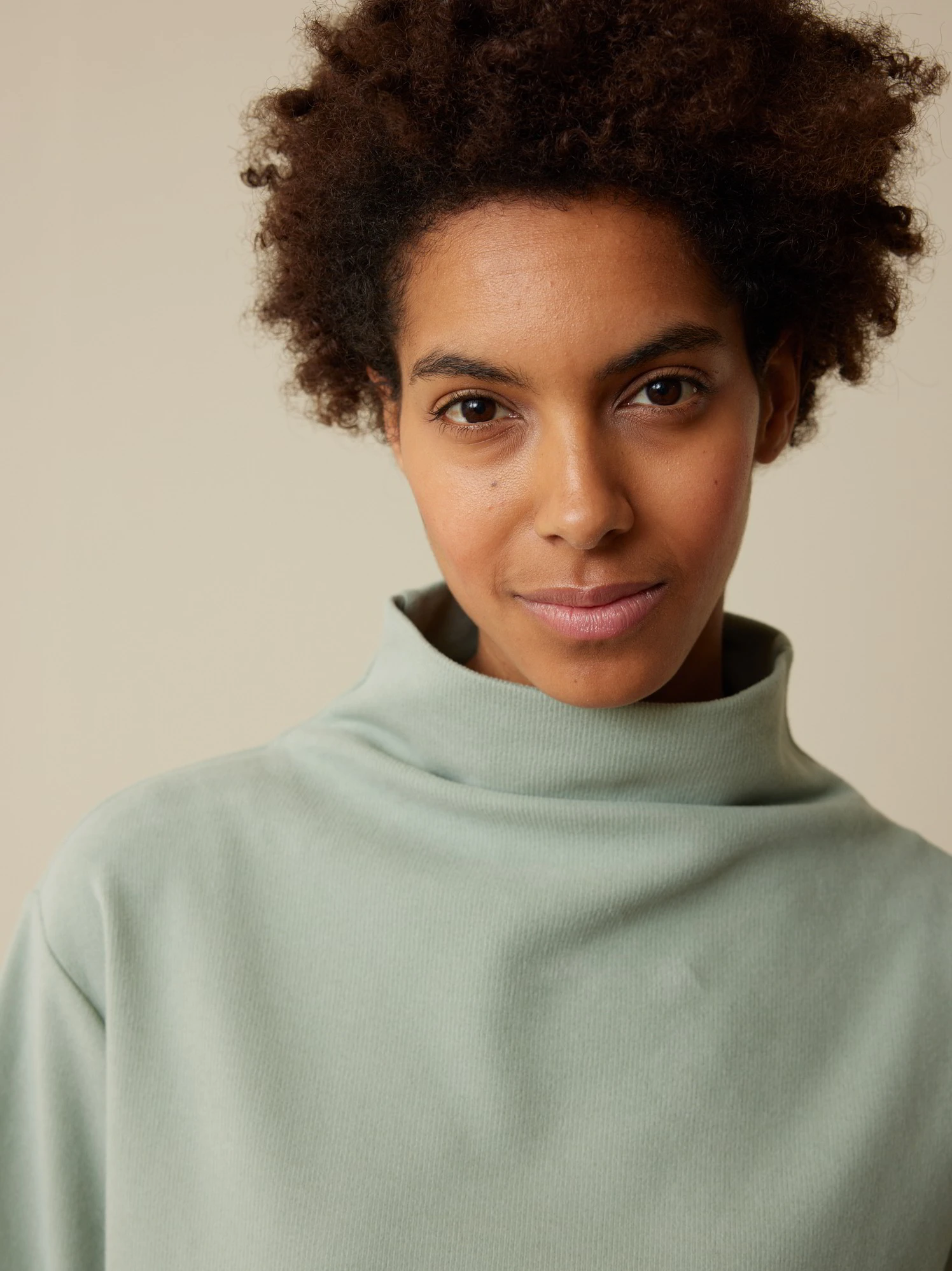 Sweatshirt Aus Bio-Baumwolle, 43 Aquamarine, S, GOTS 4 Sweatshirt Aus Bio-Baumwolle, 43 Aquamarine, S, GOTS – Bild 2