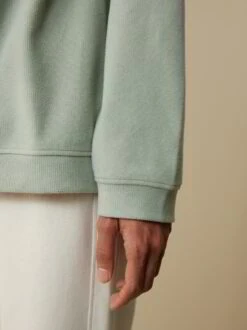 Sweatshirt Aus Bio-Baumwolle, 43 Aquamarine, S, GOTS 14 Sweatshirt Aus Bio-Baumwolle, 43 Aquamarine, S, GOTS -Grüne Erde 858717 34 858051 16 hw23 031 detail 02