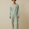Sweatshirt Aus Bio-Baumwolle, 43 Aquamarine, XL, GOTS -Grüne Erde 858723 43 hw23 009 emo 01