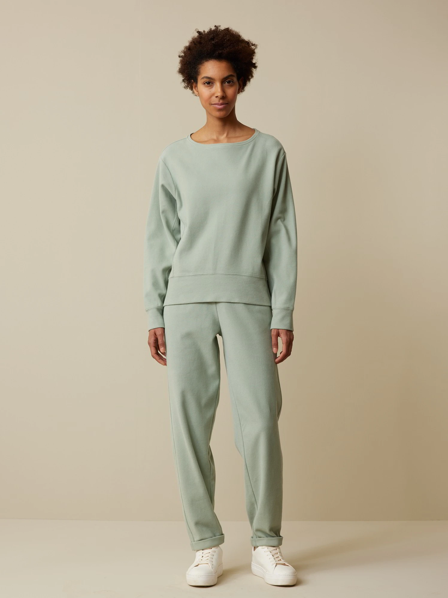 Sweatshirt Aus Bio-Baumwolle, 43 Aquamarine, XL, GOTS 3 Sweatshirt Aus Bio-Baumwolle, 43 Aquamarine, XL, GOTS