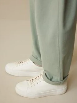 Jogginghose Aus Bio-Baumwolle, 43 Aquamarine, S, GOTS -Grüne Erde 858729 43 hw23 056 detail 02