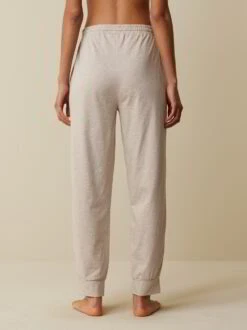 Lange Schlafhose Aus Bio-Baumwolle, 44 Sand Melange, S, GOTS -Grüne Erde 858861 44 hw23 035 emo 04