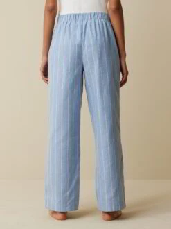 Lange Schlafhose Aus Bio-Baumwolle, 83 Blau Gestreift, S, GOTS -Grüne Erde 859060 83 hw23 022 emo 04