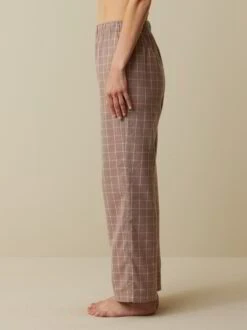 Lange Schlafhose Aus Bio-Baumwolle, 95 Kaffee Melange, S 10 Lange Schlafhose Aus Bio-Baumwolle, 95 Kaffee Melange, S -Grüne Erde 859066 95 hw23 019 emo 03