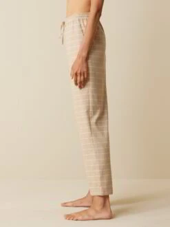 Schlafhose Aus Bio-Baumwolle, 44 Sand Melange, S -Grüne Erde 859077 44 hw23 019 emo 03