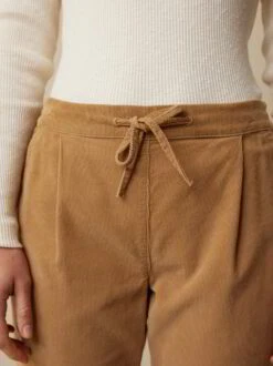 Hose Joggpants Babycord, 100 % Bio-Baumwolle, 79 Dijon, 38, GOTS -Grüne Erde 859088 79 hw23 033 detail 01