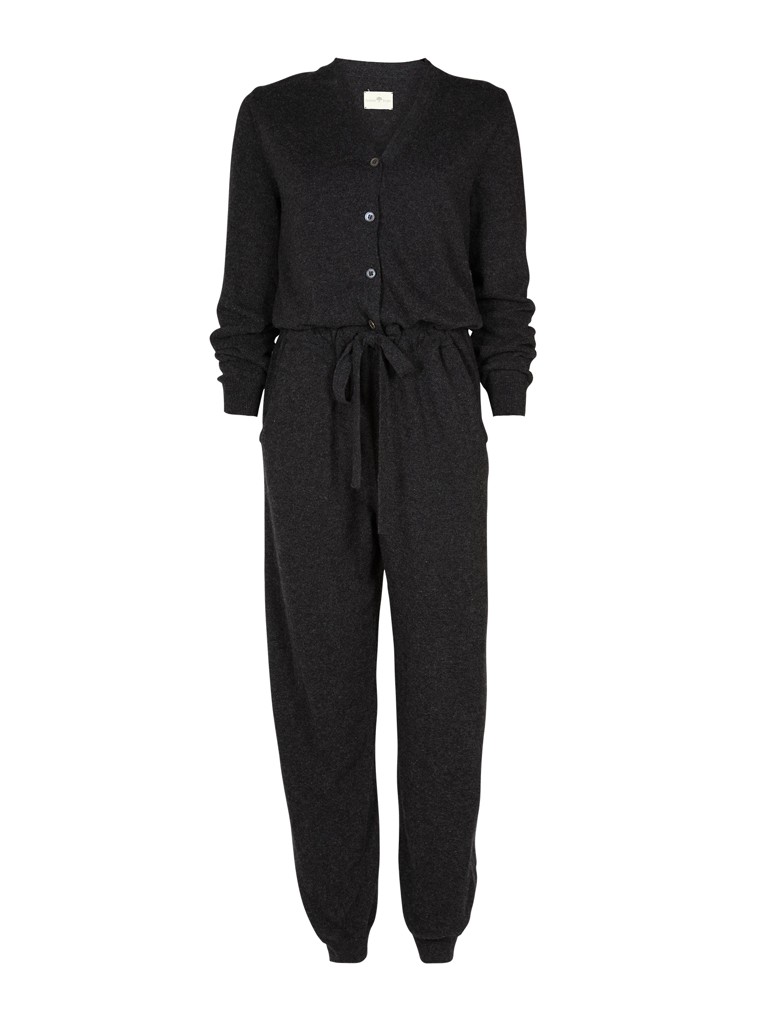 Overall Aus Bio-Baumwolle Und Wolle, 02 Anthrazit Melange, S, GOTS 9 Overall Aus Bio-Baumwolle Und Wolle, 02 Anthrazit Melange, S, GOTS – Bild 7