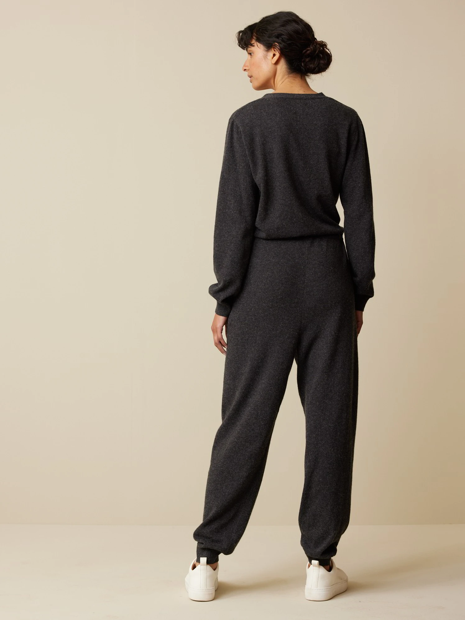 Overall Aus Bio-Baumwolle Und Wolle, 02 Anthrazit Melange, S, GOTS 5 Overall Aus Bio-Baumwolle Und Wolle, 02 Anthrazit Melange, S, GOTS – Bild 3