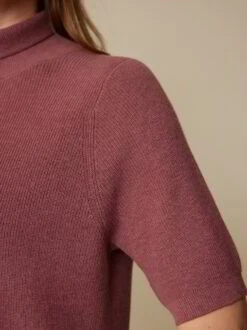 Pullover Aus Bio-Baumwolle, 75 Himbeere, S, GOTS -Grüne Erde 859146 75 856719 36 hw23 024 detail 02