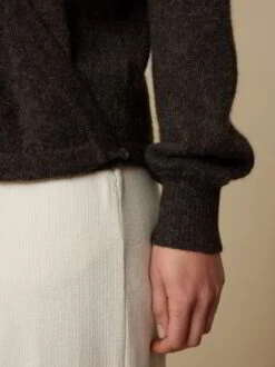 Pullover Aus Alpakawolle, 78 Mokka, S -Grüne Erde 859201 78 857277 73 857523 16 hw23 026 detail 01