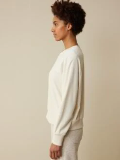 Langarmshirt Aus Bio Baumwolle, 13 Natur, S 11 Langarmshirt Aus Bio Baumwolle, 13 Natur, S -Grüne Erde 859352 13 hw23 037 emo 03