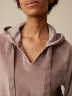 Kapuzenpullover Aus Bio Baumwolle, 74 Malve, S, GOTS -Grüne Erde 859360 74 hw23 029 detail 01