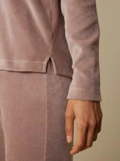 Kapuzenpullover Aus Bio Baumwolle, 74 Malve, S, GOTS -Grüne Erde 859360 74 hw23 040 detail 03