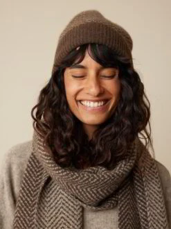 Strickschal Aus Yakwolle, 70 Yak Fischgrat, One Size 9 Strickschal Aus Yakwolle, 70 Yak Fischgrat, One Size -Grüne Erde 859492 859488 859490 hw23 032 emo 04