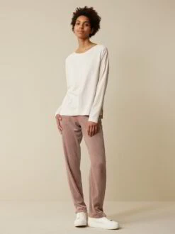 Langarmshirt Aus Bio-Baumwolle, 72 Pastell Rose, 38, GOTS