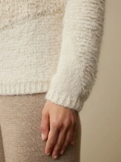 Pullover Aus Alpakawolle, 13 Natur, S -Grüne Erde 859708 13 hw23 033 emo 4