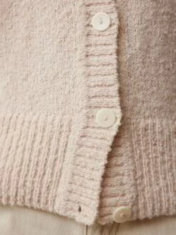 Strickjacke Aus Alpakawolle, 73 Camelie, S -Grüne Erde 859719 73 hw23 031 emo 3