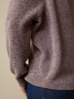 Strickjacke Aus Bio-Baumwolle, 86 Taube Melange, S, GOTS -Grüne Erde 859880 86 858817 12 hw23 034 emo 5