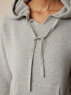 Kapuzenpullover Aus Bio-Baumwolle Und Wolle, 04 Grau Melange, S, GOTS 15 Kapuzenpullover Aus Bio-Baumwolle Und Wolle, 04 Grau Melange, S, GOTS -Grüne Erde 859897 04 hw23 036 detail 01