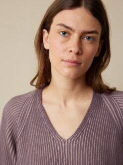 Pullover Aus Bio-Baumwolle, 86 Taube Melange, S, GOTS -Grüne Erde 859919 86 hw23 021 emo 3