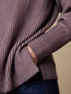 Pullover Aus Bio-Baumwolle, 86 Taube Melange, S, GOTS -Grüne Erde 859919 86 hw23 029 emo 4