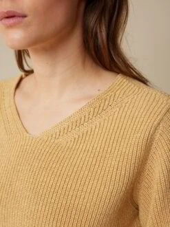 Pullover Aus Bio-Baumwolle Und Wolle, 53 Honiggelb, S, GOTS -Grüne Erde 859941 53 857181 34 hw23 027 emo 3