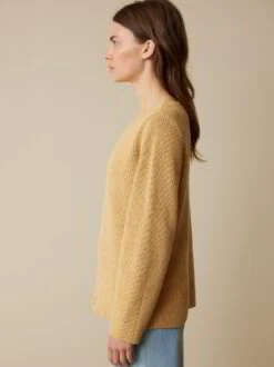 Pullover Aus Bio-Baumwolle Und Wolle, 53 Honiggelb, S, GOTS -Grüne Erde 859941 53 857181 34 hw23 033 emo 5