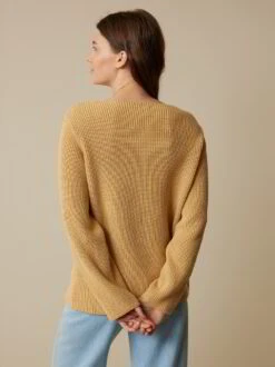 Pullover Aus Bio-Baumwolle Und Wolle, 53 Honiggelb, S, GOTS -Grüne Erde 859941 53 857181 34 hw23 044 emo 6