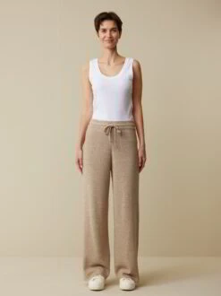 Strickhose Aus Bio-Leinen Und Wolle, 52 Leinen Melange, S, GOTS