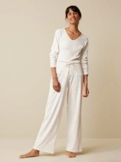 Schlafshirt Aus Bio-Baumwolle, 11 Weiss, S, GOTS -Grüne Erde 860054 schlafshirt weiss emo 06 1