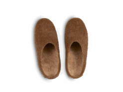 Hausschuh Amale, Cognac, Größe 38/39, 100 % Schurwolle (Schaf) Mit Pflanzlich Gegerbter Ledersohle -Grüne Erde 87248 hausschuh cognac frei