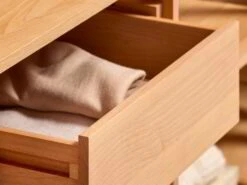 Kleiderschrank Kurami Mit Schiebetüren, Holz, Buche -Grüne Erde 87282 kurami buche 06