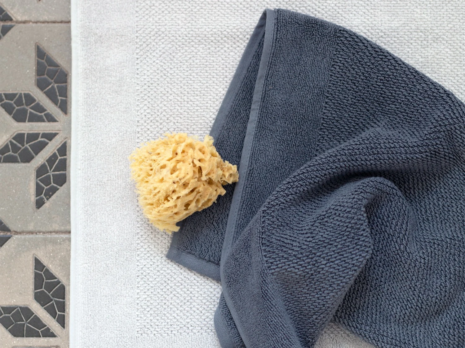 Badematte Perlfang, Schiefer, 50 X 70 Cm, 100 %Baumwolle, GOTS 4 Badematte Perlfang, Schiefer, 50 X 70 Cm, 100 %Baumwolle, GOTS – Bild 2