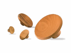 Garderobenknopf Punto ø 15 Cm, Buche 9 Garderobenknopf Punto ø 15 Cm, Buche -Grüne Erde garderobenknoepfe punto png