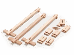 Höhenverstellungsset 3 Stk. (Set), Buche, B = 90 Cm