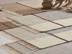 Wollteppich Kelim Mata, Sand/Thymian, 70 X 140 Cm -Grüne Erde kelim mata gruppenbild 06