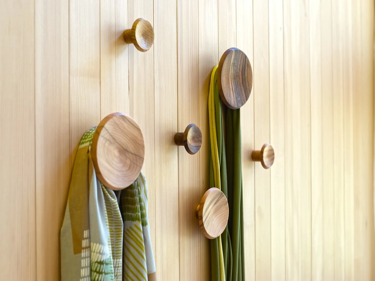 Garderobenknopf Punto ø 15 Cm, Buche 5 Garderobenknopf Punto ø 15 Cm, Buche – Bild 3