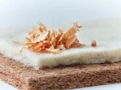 Weiße Wolke Mittel, 90 X 200 Cm, GOTS -Grüne Erde pvg10672 matratze weiss wolke detail zirbenspaene