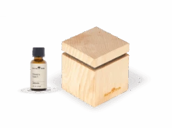 Set: Zirbenduftspender Mit Filz Und Holzgewinde + Zirbenwald Aromaölmischung